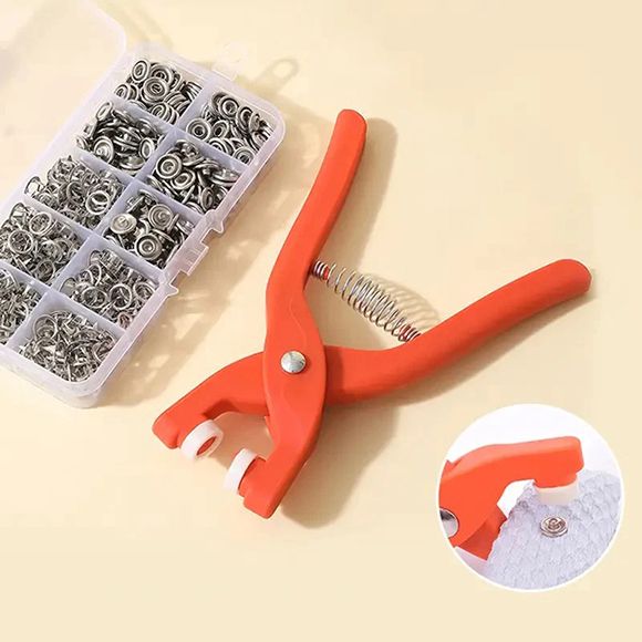 Buy Metal Snap Button Set with Hand Pressure Plier at Lowest Price in ...