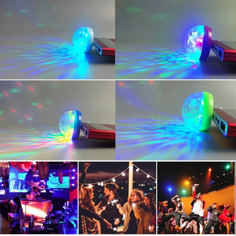 Buy Mini RGB LED Stage Light Bulb Disco DJ Home Party Portable USB Ball  Colorful Lamp Bar Club Mini USB Atmosphere Light at Lowest Price in  Pakistan