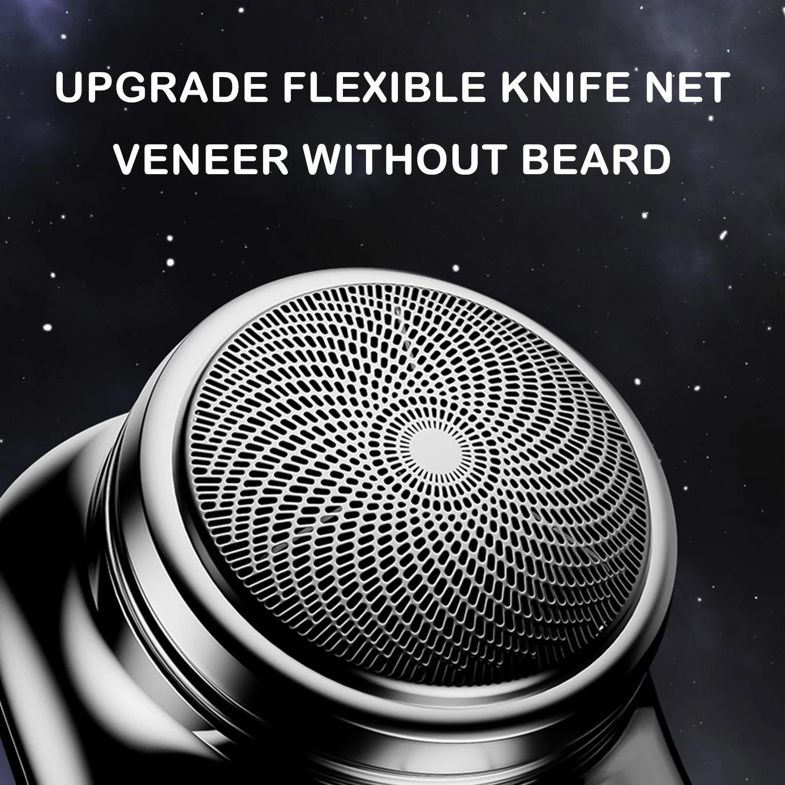Mini Shaver 6 Blades Portable Electric Shaver Type-C Fast Charging Pocket Razor Beard Trimmer Shaving Machine
