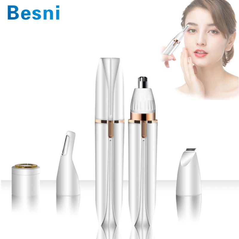 Buy Rechargeable 4 in 1 Electric Epilator Women Eyebrow Nose Lady Trimmer Facial  Hair Removal Face Body Painless Female Shaver Depilator at Lowest Price in  Pakistan 