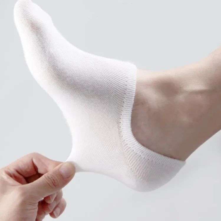 Shallow Mouth 3-pairs Solid Invisible Ankle Socks