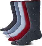 12 Pairs - Tommy Hilfiger Dotted Dress Socks for Men/Boys