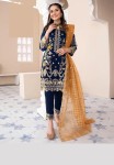 3PC STITCHED EMBROIDERED SUIT FOR GIRLS