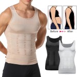 Be-In-Shape Slim N Lift Men Slimming Body Shaper Waist Trainer Vest Tummy Control Posture Shirt Back Correction Abdomen Tank Top Shapewear