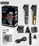 DALING 3 IN 1 MODEL 9057 multifunctional shaver / Ear and Nose Trimmer/ hair clipper for Men, Easy to Use, Cordless use LED display