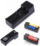 Dual Battery Cell Charger Universal Rechargeable 18650 16340 26650 3.7V Li-ion US