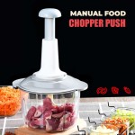 Manual Food Chopper Push For Vegetables & Meat