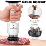 Meat Tenderizer and Marinade Flavor Sauce Injector