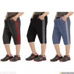 Pack Of 3 -Jersey Shorts For Men/Boys