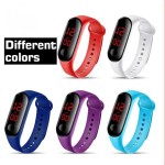 Waterproof M3 Touch Led Bracelet Digital Watch Band - Multicolour